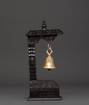 Bell with Wooden stand