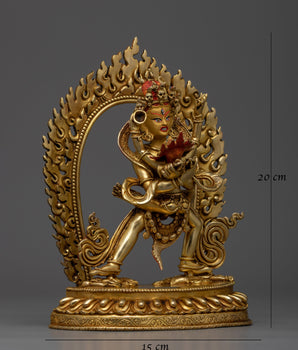 Chakrasambhara with His Consort Statue | Handcrafted Symbol of Unity