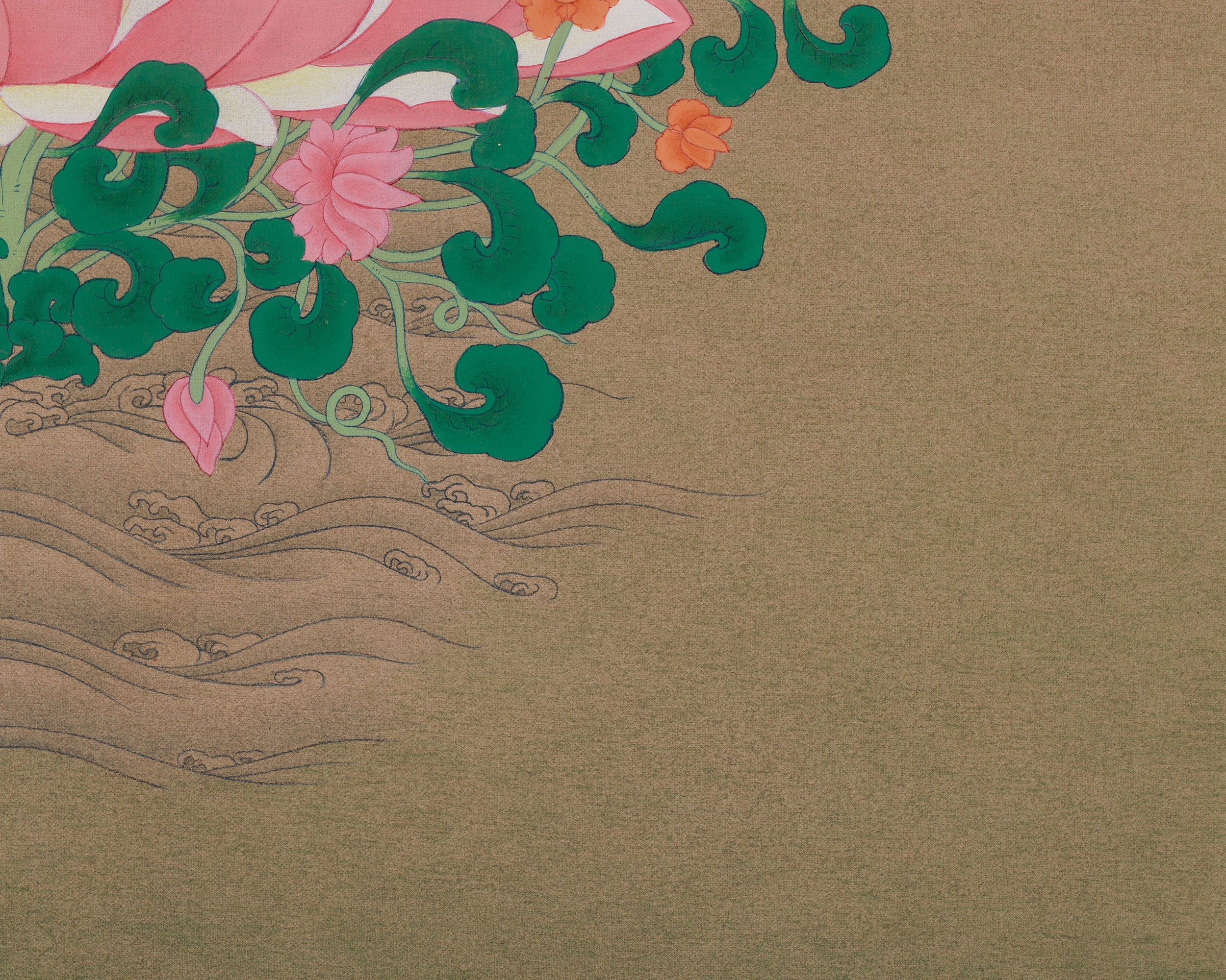 Spiritual Thangka Of Shakyamuni Buddha | Siddhartha Gautama | Himalayan Art Of Peace & Enlightenment |