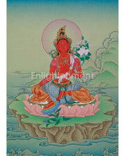 Sacred Red Tara Thangka 