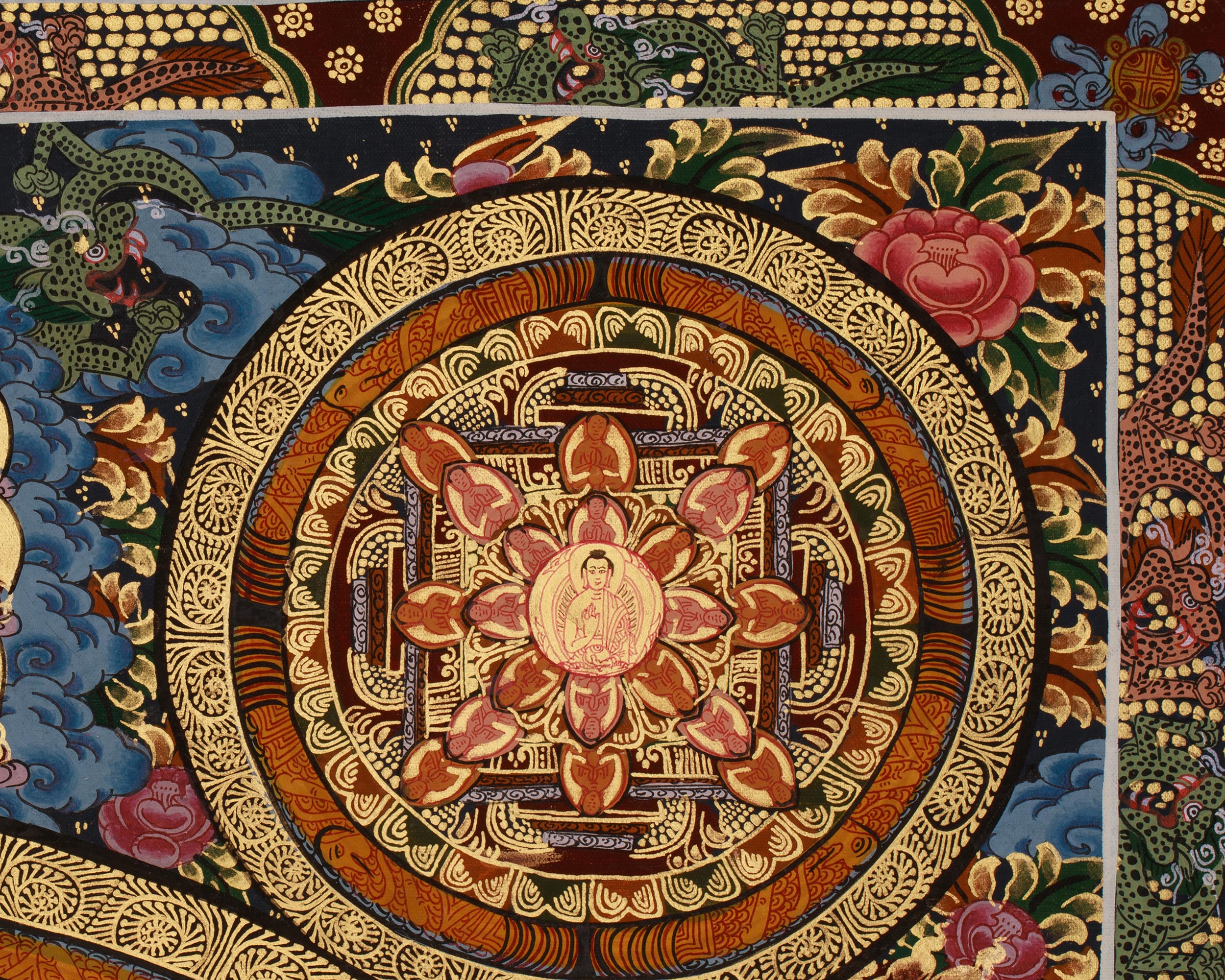 Traditional Art of Buddha Mandala | A Sacred Representation of the Enlightened Universe