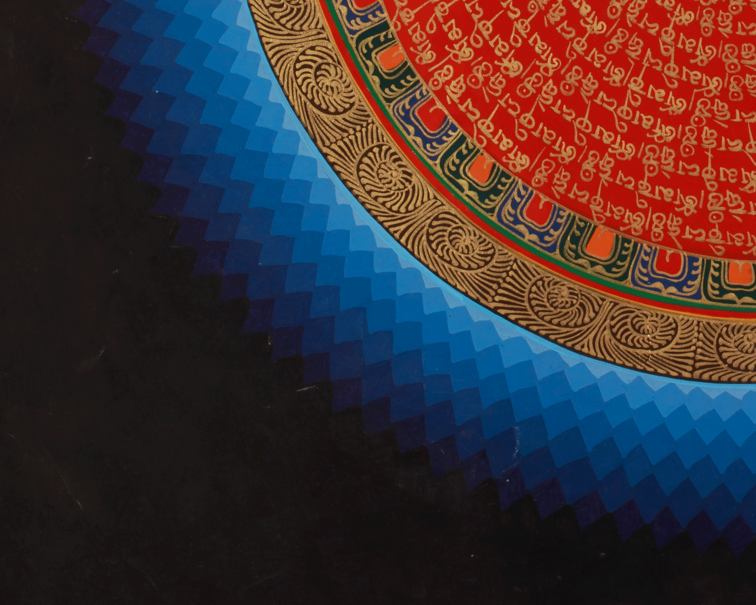 Vajrayana Art Mantra Mandala | Spiritual Awakening