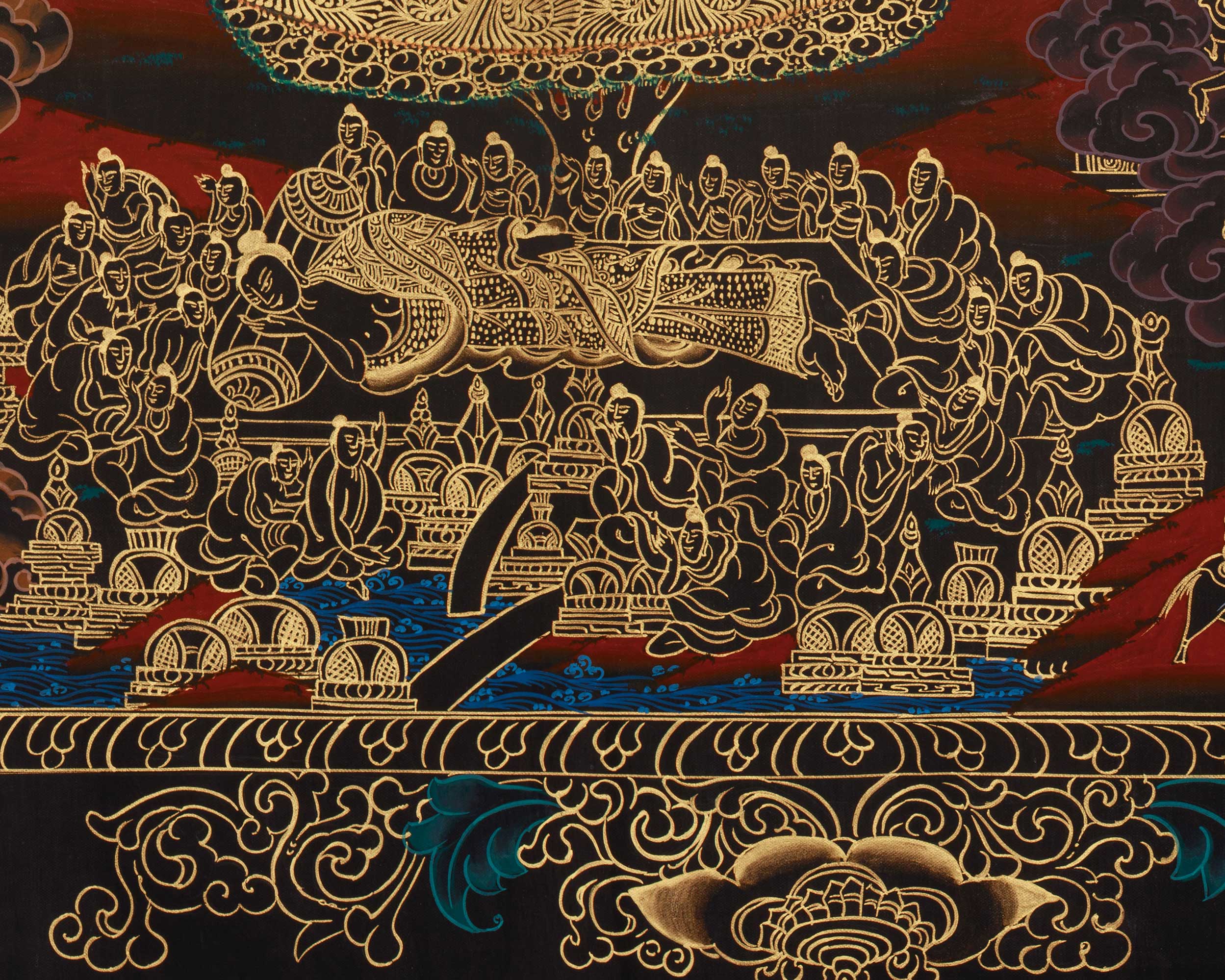 Buddha Life Story Art | Journey of Shakyamuni Buddha Artwork