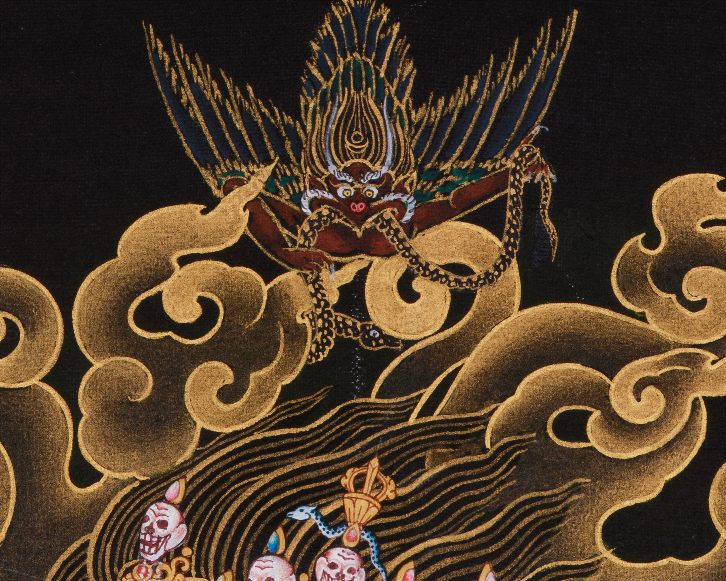 Vajrakilaya with Consort Painting | Wrathful Protector Deity