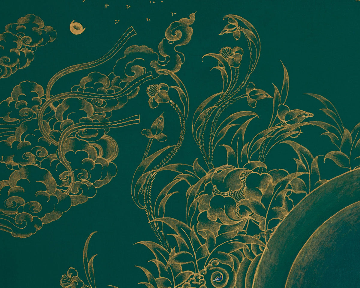 Traditional Shakyamuni Buddha Artwork | Sacred Thangka of Peace and Enlightenment