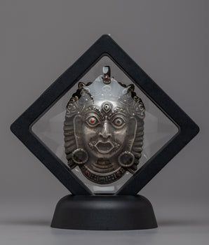 Jogini Face Pendant in Frame