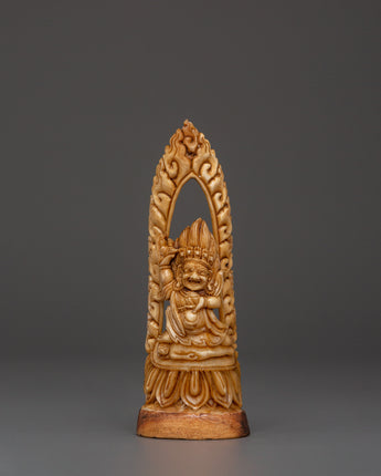Tibetan Hand-carved Mahakala Bone