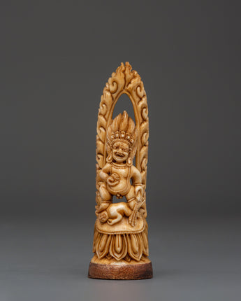 black-dzambhala-bone-statue