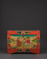 Tibetan Wooden Ritual Box
