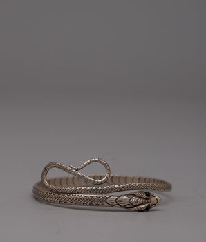 copper and silver bracelet