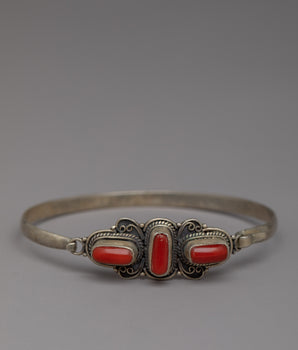 Tibetan Silver Bracelet 