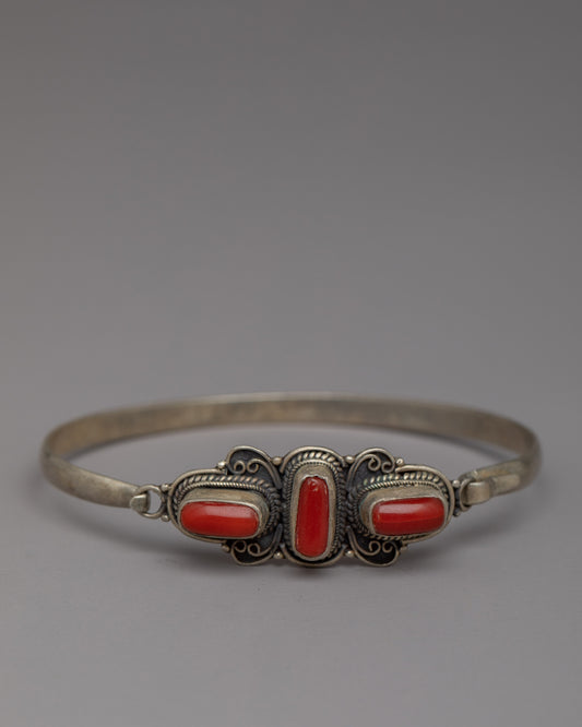 Tibetan Silver Bracelet 