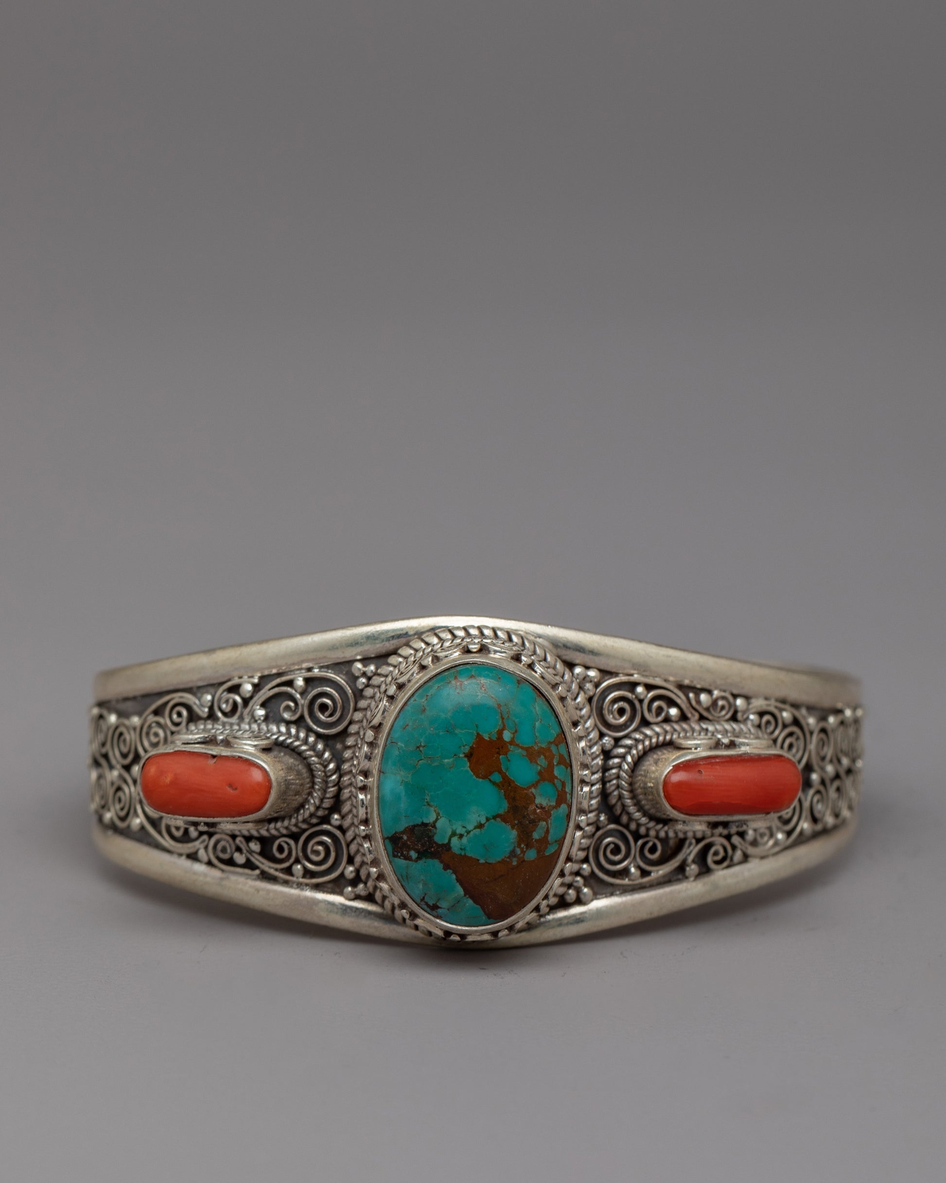 Silver Turquoise Bracelet