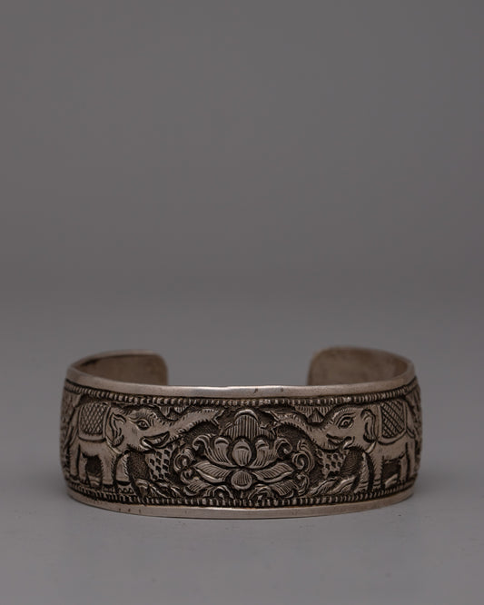 Authentic Tibetan Bracelet Silver With Copper