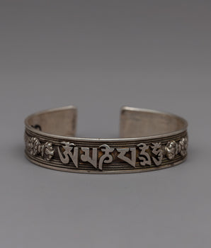 Tibetan Silver Cuff Bracelet