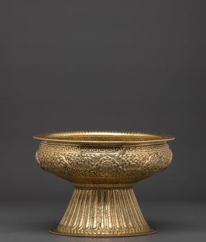 brass food offering
