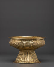 brass food offering