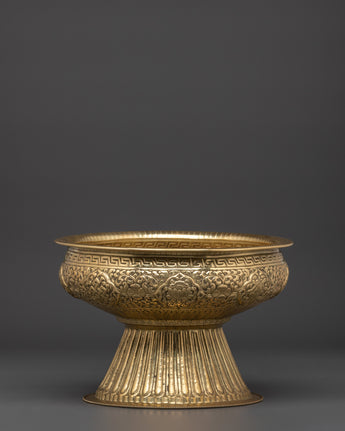 brass food offering