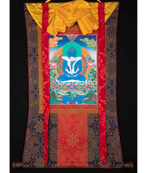 Magnificent Buddha Shakti with Brocade | Buddhist Art