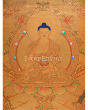 Hand-Painted Gold Style Shakyamuni Buddha