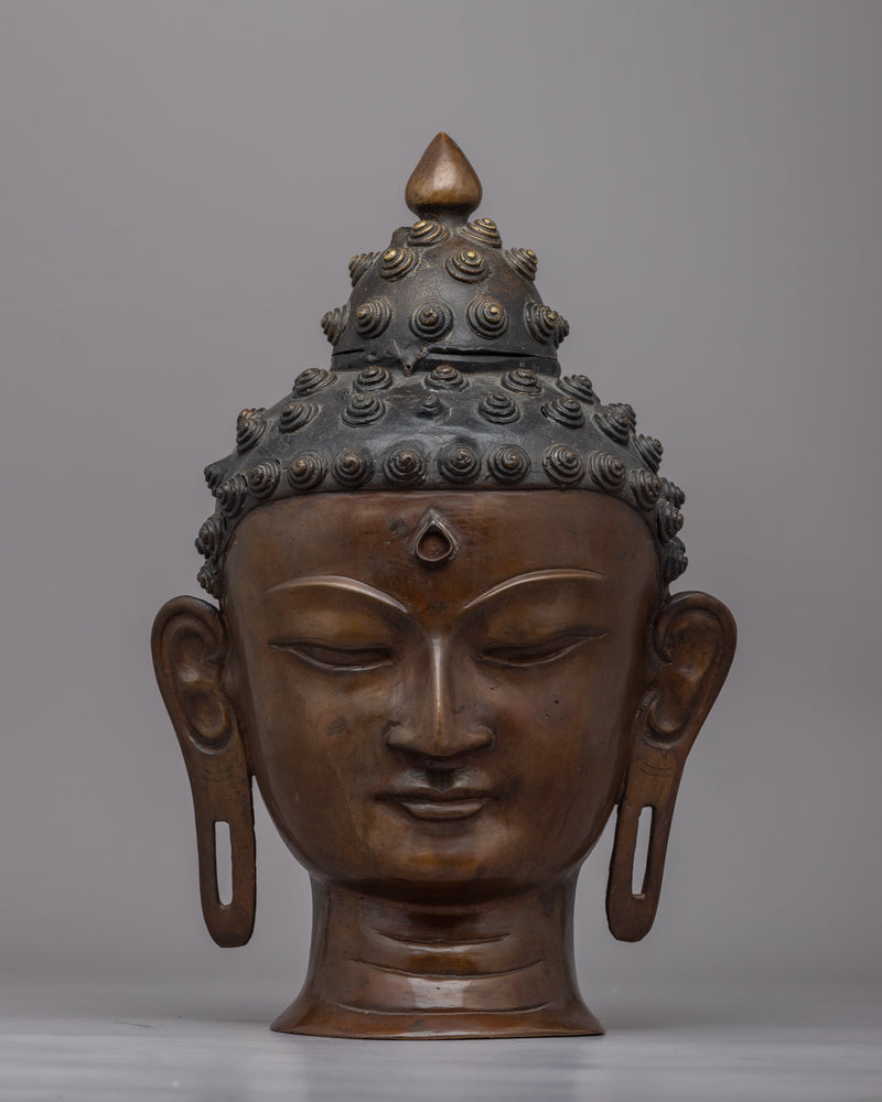 Buddha Head Sculpture 