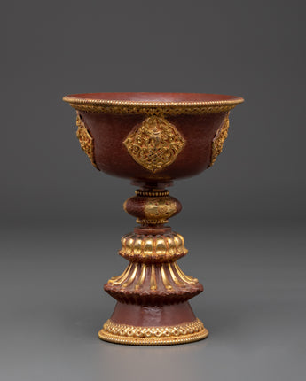 Gold Glided Ritual Oil Lamp