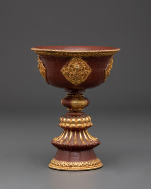 Gold Glided Ritual Oil Lamp