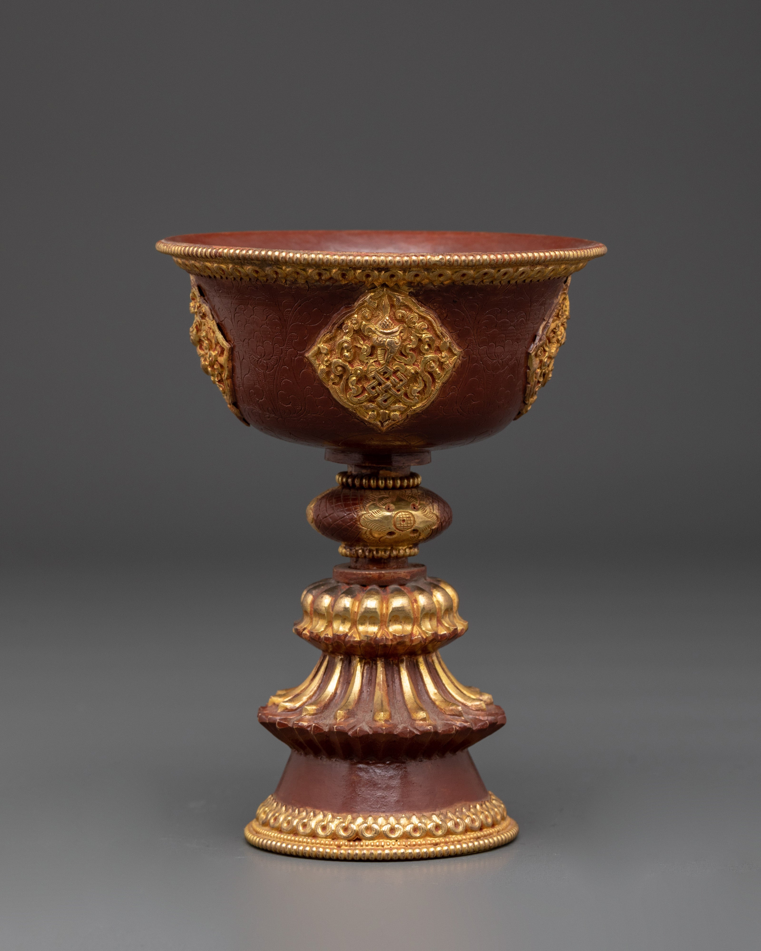 Gold Glided Ritual Oil Lamp