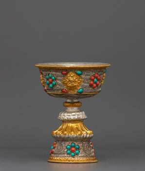 Handcrafted Buddhist Butter Lamp