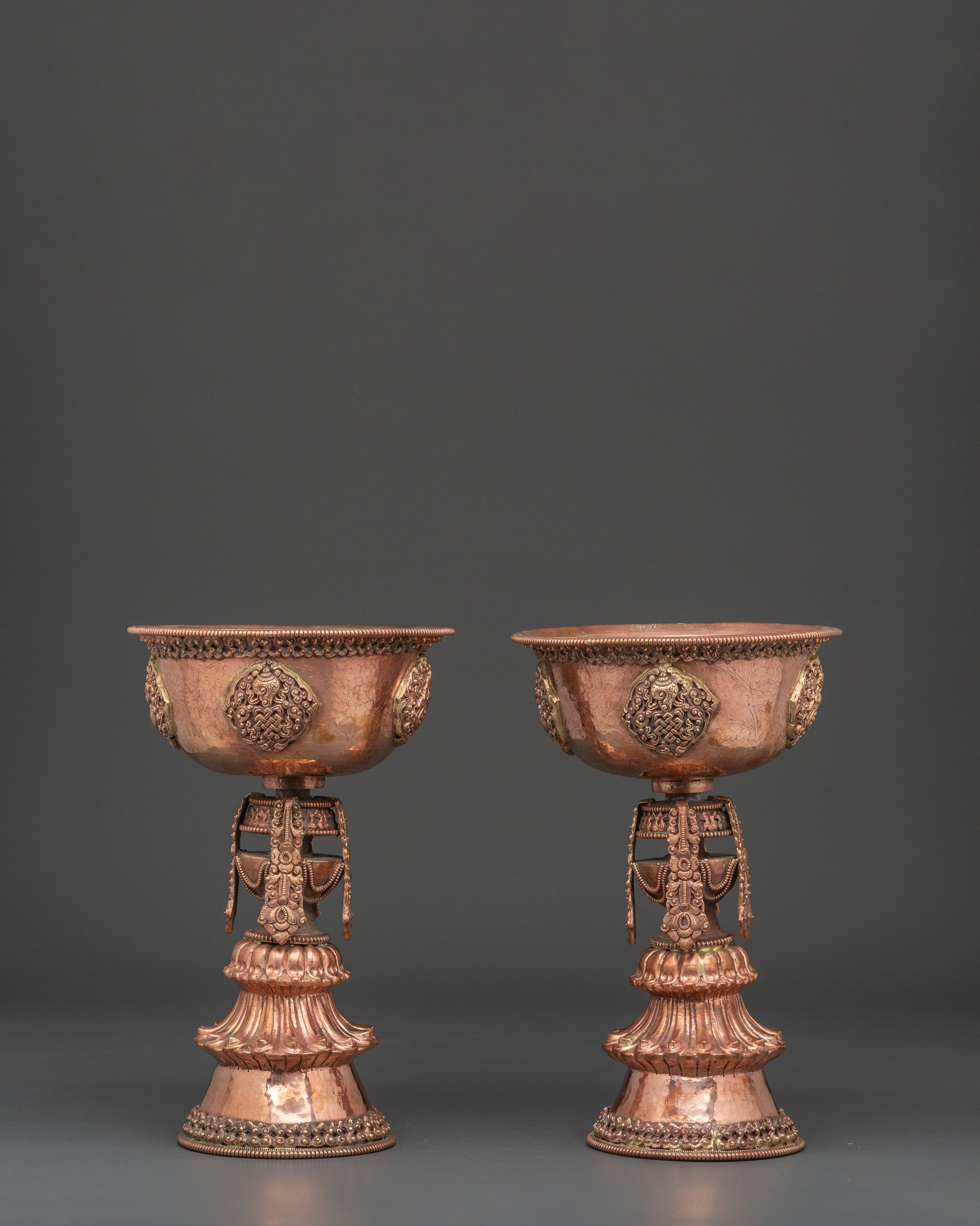 Tibetan Buddhist Butter Lamp Set