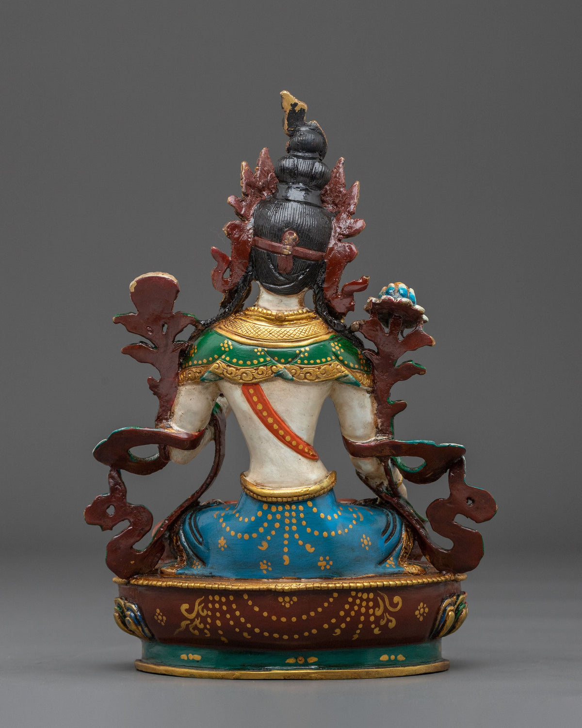 Handmade Divine White Tara Figurine | Compassionate Healing Goddess