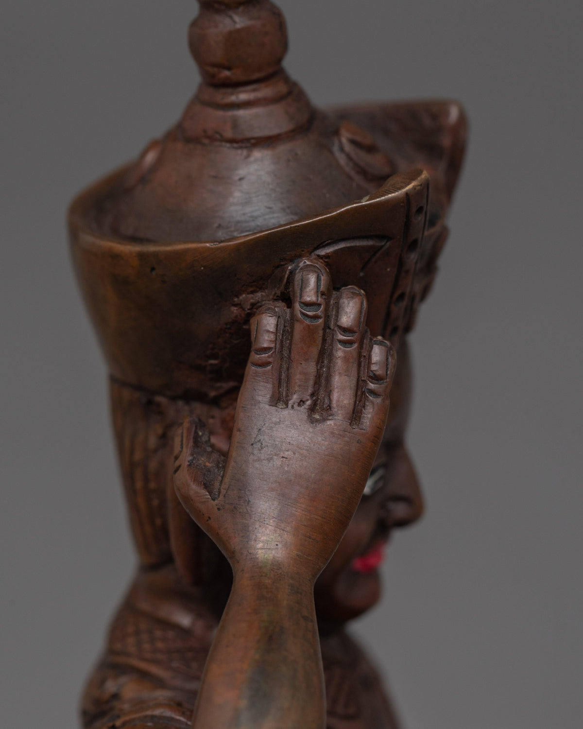 Handmade Master Karmapa Statue | Buddhist Master Sculpture