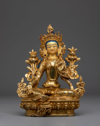Enlightened Feminine Energy of Green Tara Art