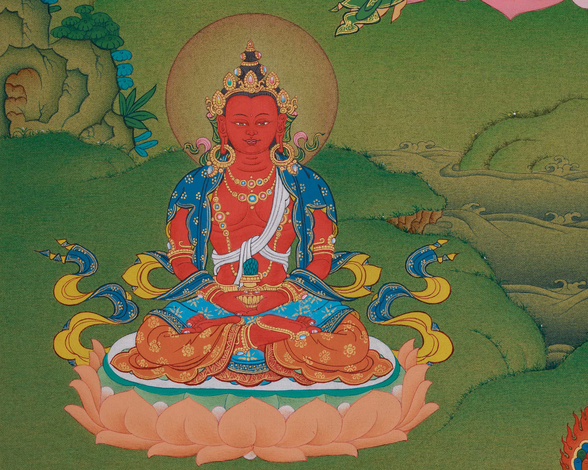 Healing Deity White Tara Thangka | Sita Tara | Wall Hanging
