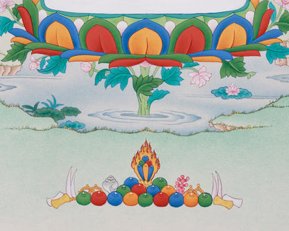 1000 Armed Chenrezig Bodhisattva Thangka | Divine Protection