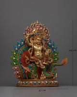 white-dzambhala-buddhist-statue