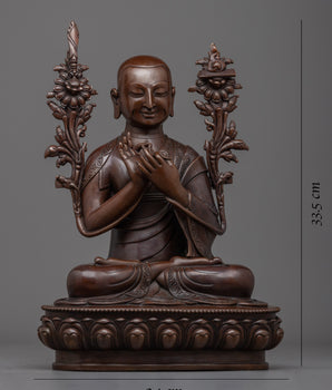 Tsongkhapa Statue with Two Disciple | A Perfect Spiritual Addition to Your Space