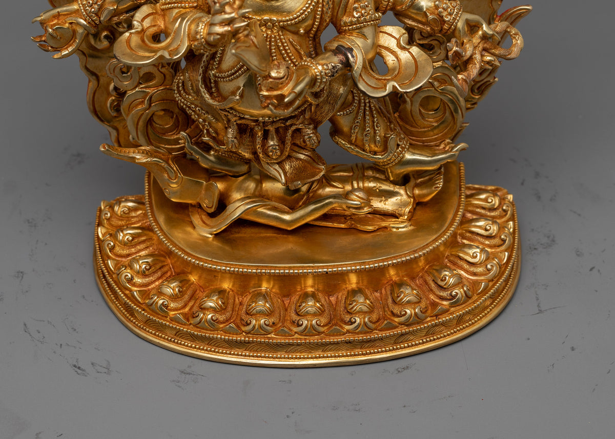 Wrathful Six-Armed Mahakala | Embrace Protection and Strength