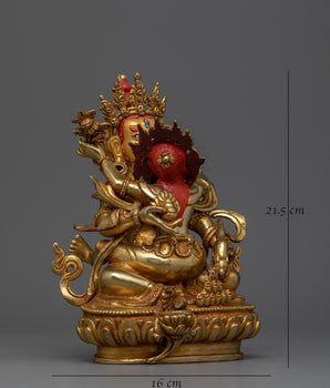 red-dzambhala-statue