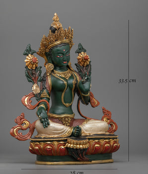 green-tara-sacred-feminine-sculpture