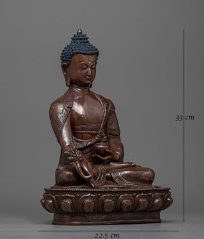 Medicine Buddha Copper Statue