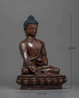 Medicine Buddha Copper Statue