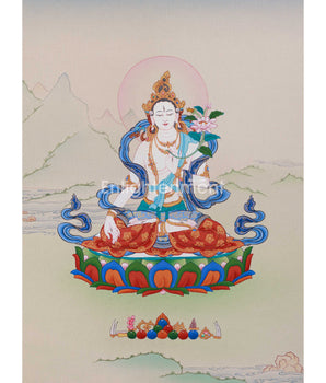 peaceful-white-tara-thangka