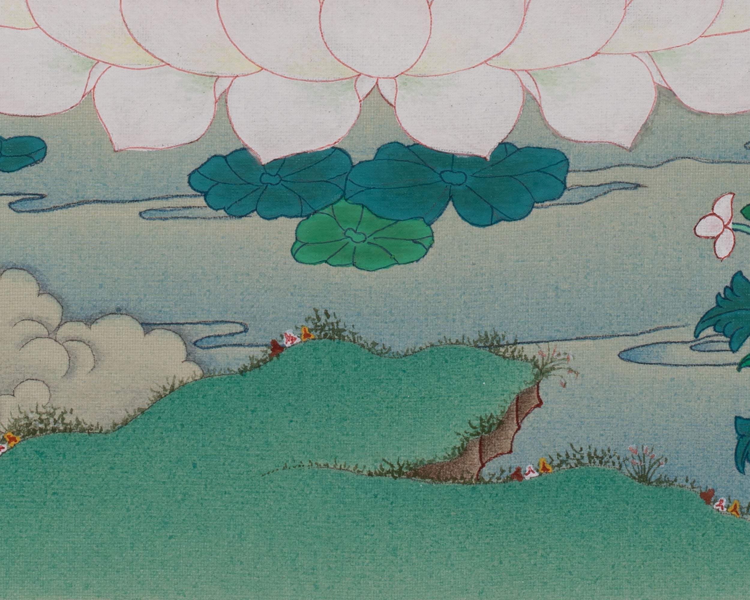 Chenrezig Bodhisattva Artwork | Sacred Buddhist Painting | Hand-painted Thangka