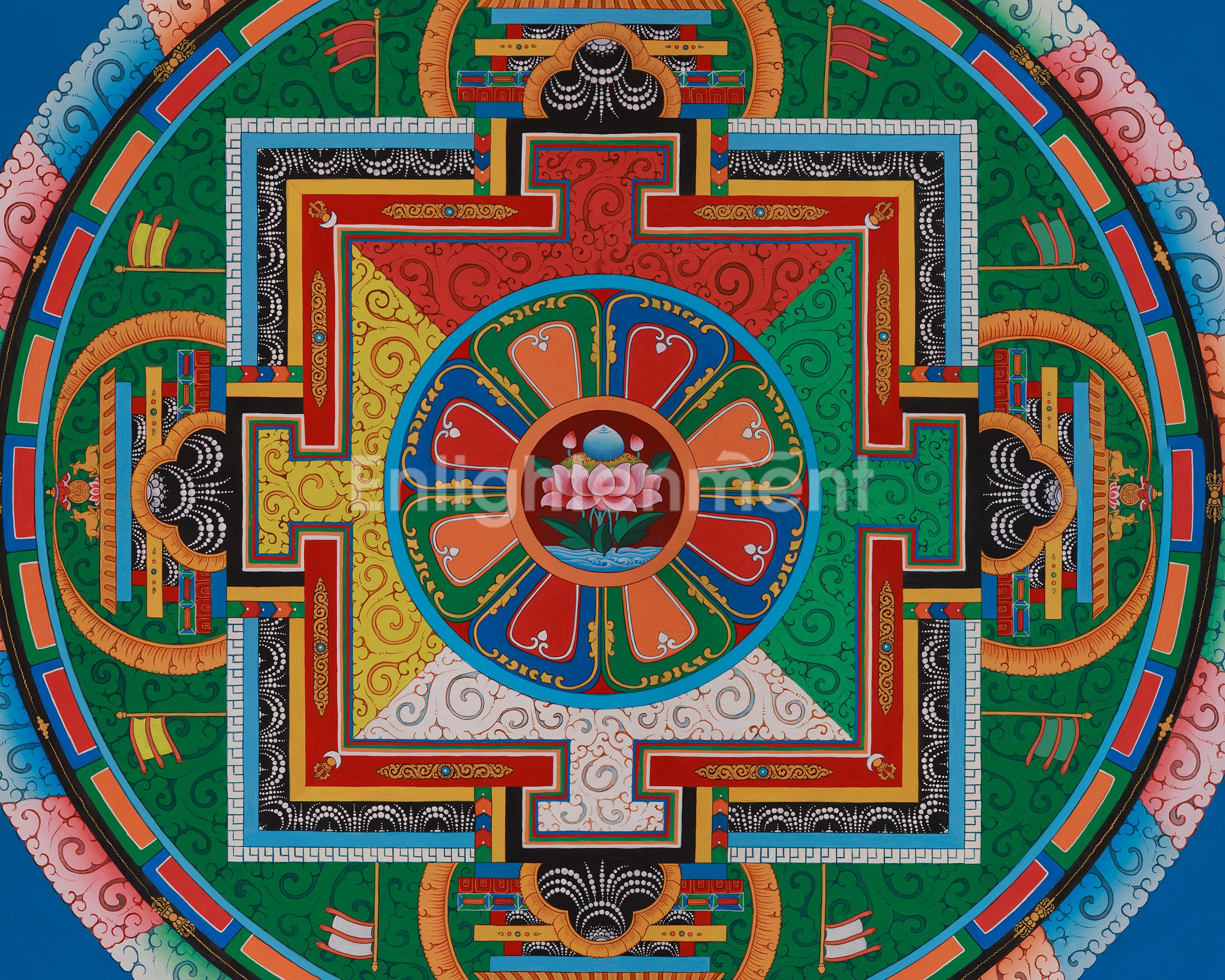 Handmade Lotus Mandala Art | The Journey from Imperfection to Enlightenment