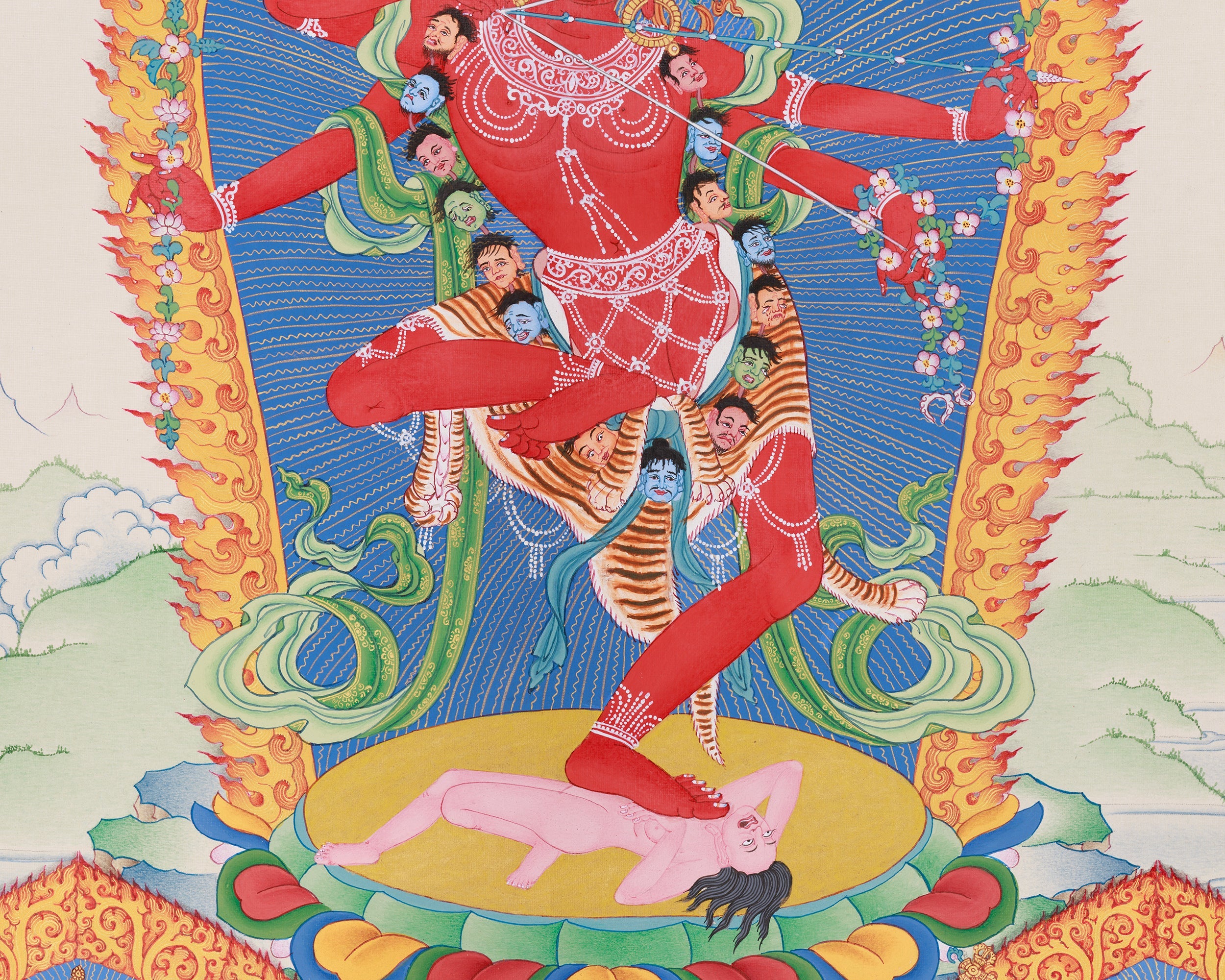 Kurkulla With Ganesha and Takiraja | The Divine Trio of Wisdom, Prosperity, and Spiritual Protection