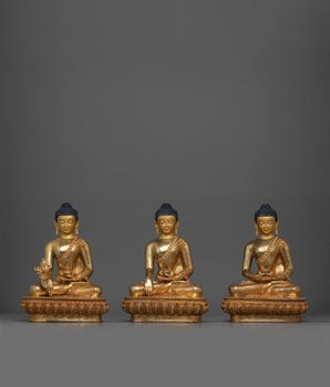 The Three Buddha Set Statues