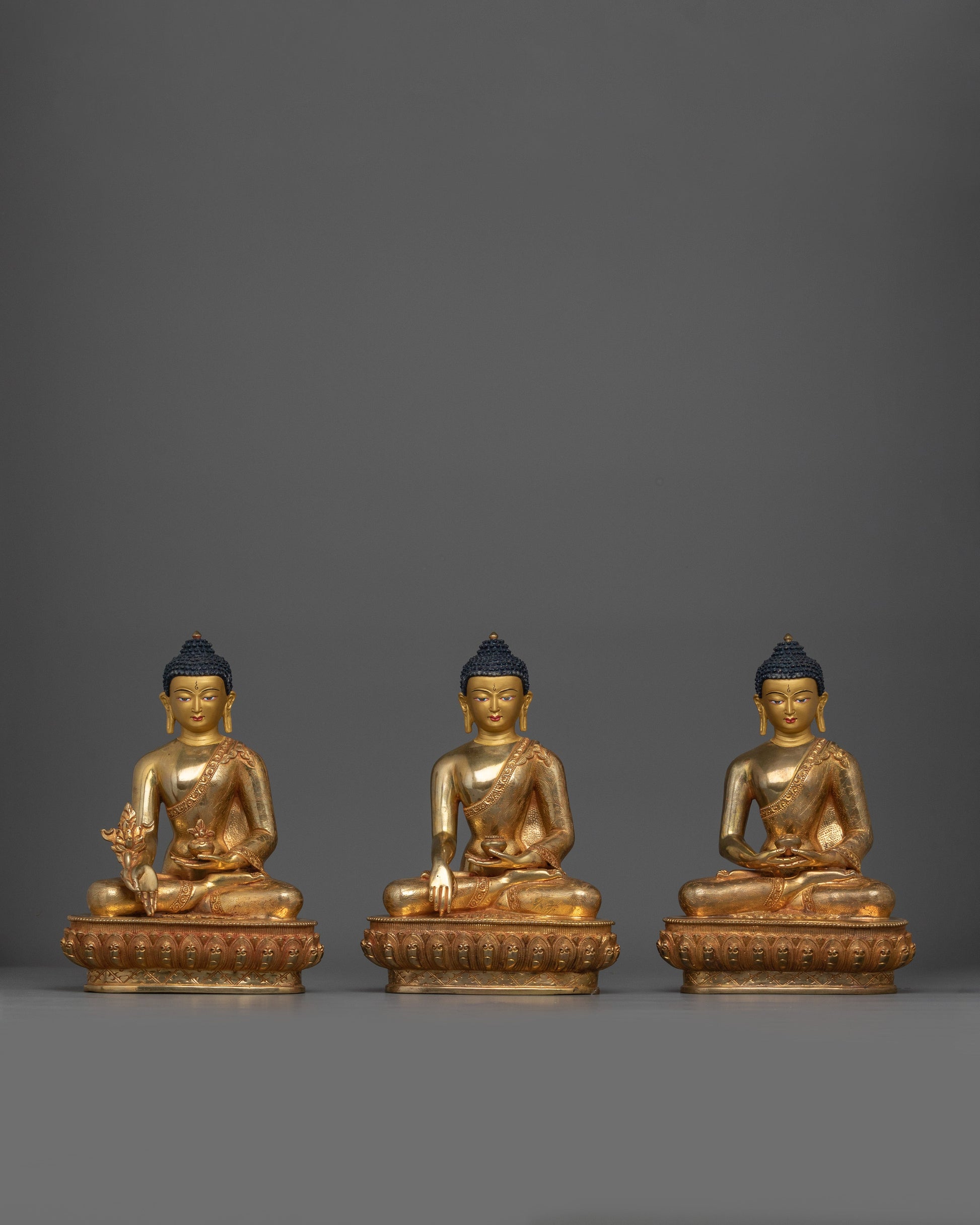 The Three Buddha Set Statues