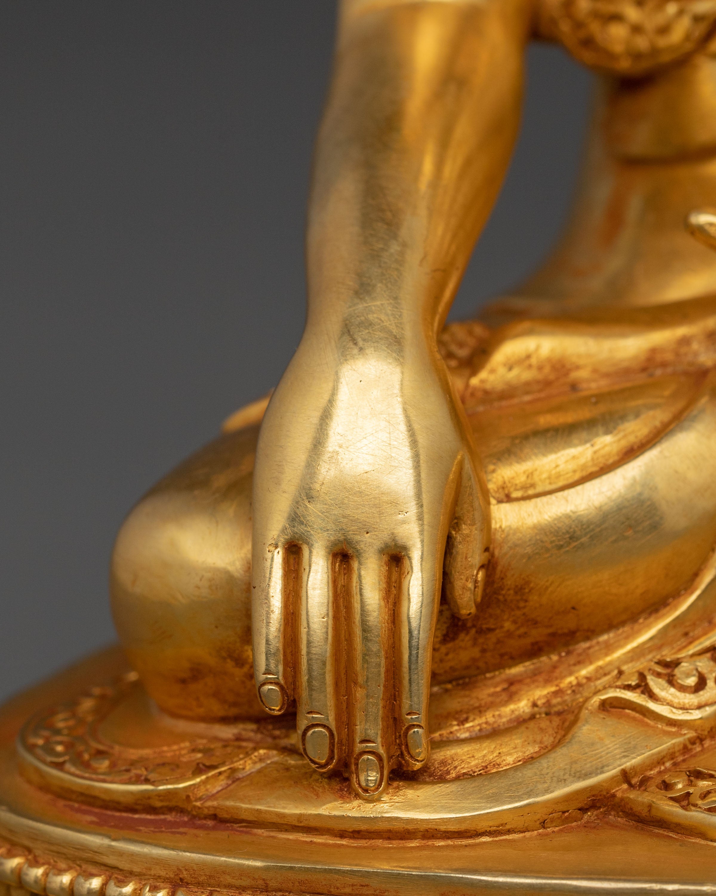 Traditional Sacred Shakyamuni Buddha Figure | Spiritual Home and Temple Decor