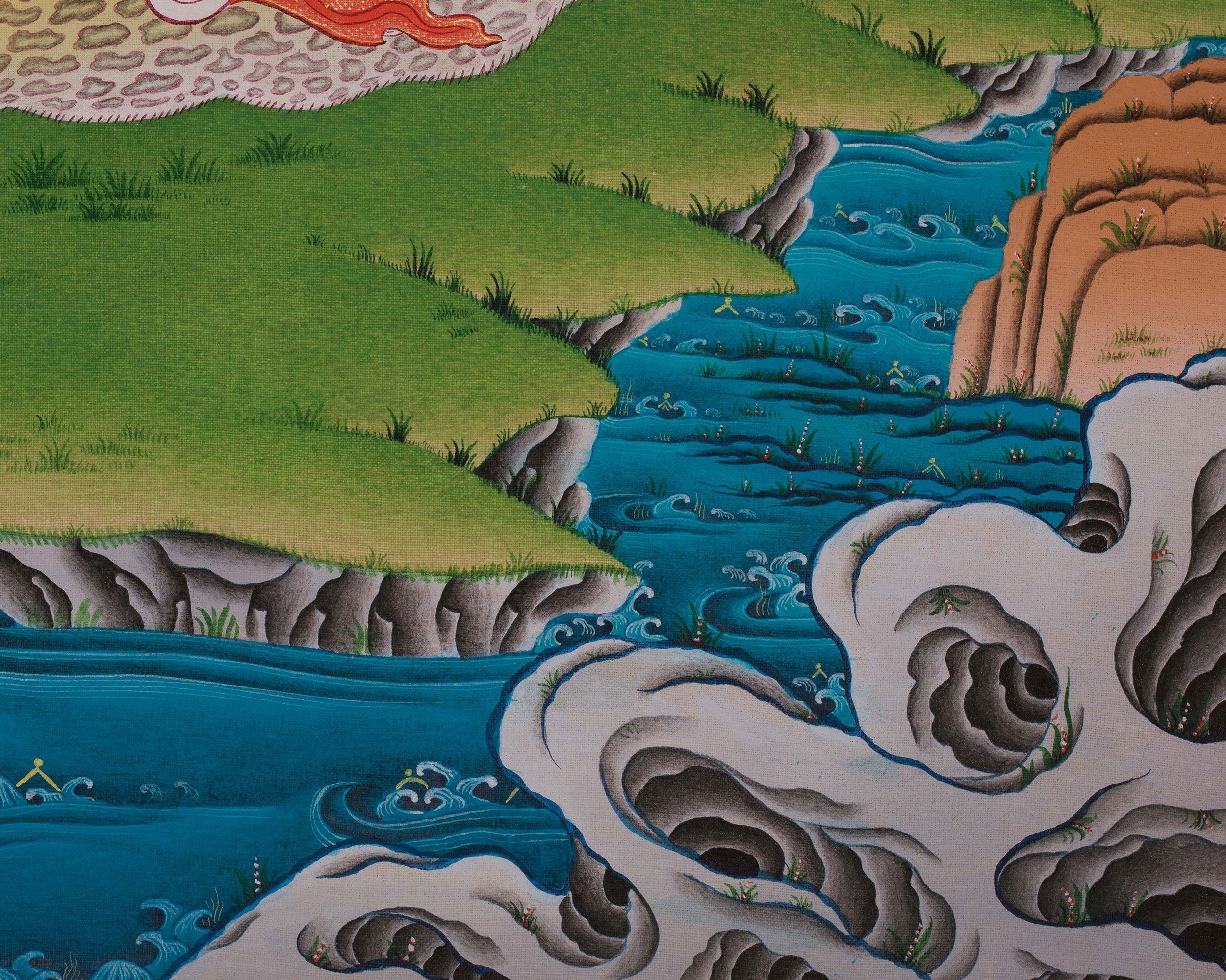 Mahasiddha Naropa Thangka | Vajrayana Buddhist Master Artwork